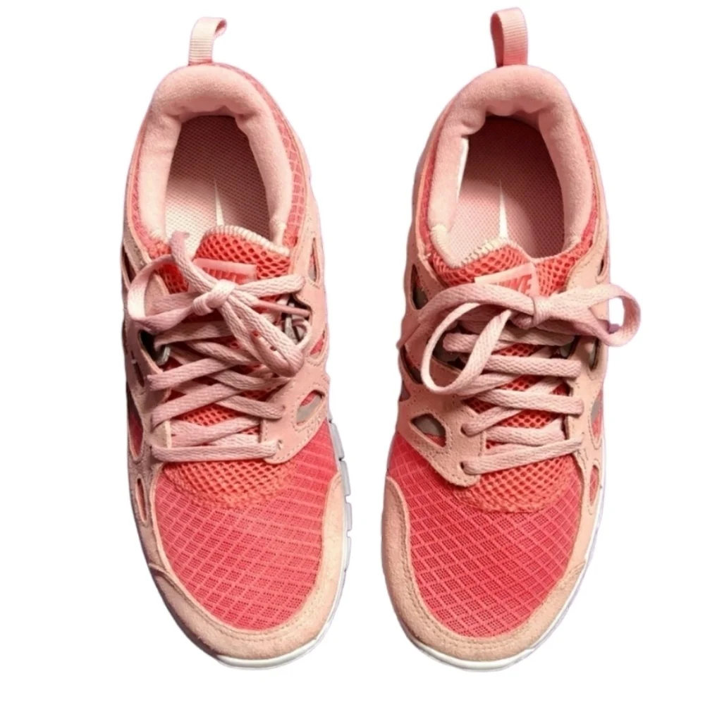 Nike Free Run 2 Pink Salt White Big Girls Sneakers NEW